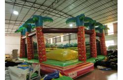 China Inflatable soft moutain sport game inflatable jumping hill with safety net supplier