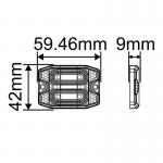IP67 Vehicle Strobe Light 12V - 24V LED Strobe Lights For Trucks