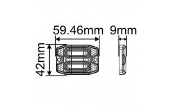 China IP67 Vehicle Strobe Light 12V - 24V LED Strobe Lights For Trucks supplier