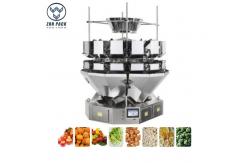China Big Target Weight Multihead Weighers For Salad Vegetables supplier