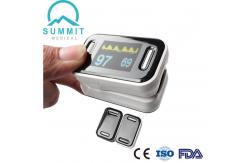 China TUV CE ISO FDA Fingertip Pulse Oximeter Waveform Parameter Black White supplier