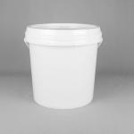 PP / HDPE Material 5 Gallon Plastic Buckets White Color for sale