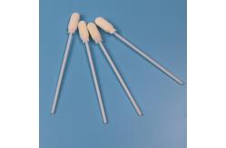 China 10mm Big Round Sponge Stick Foam Tip Specimen Collection Swab Individual Packing supplier