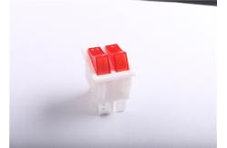 China Waterproof Push Button Rocker Switch , Double Pole Illuminated Rocker Switch supplier