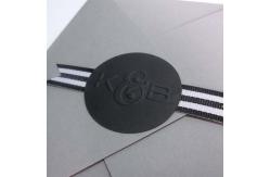 China 1.5in Garments Embossed Printable Self Adhesive Labels Recycled Paper Sticker Printing supplier
