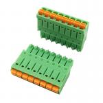 300V 8A Plug In Terminal Block HQ15EDGKN 3.5mm 3.81mm Pitch for sale
