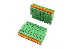 China 300V 8A Plug In Terminal Block HQ15EDGKN 3.5mm 3.81mm Pitch supplier