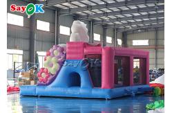 China Unicorn Themed Inflatable Trampoline For Kids Birthday Party Games supplier