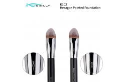 China Tapered Foundation Luxury Makeup Brushes with Soft Synthetic Bristles supplier