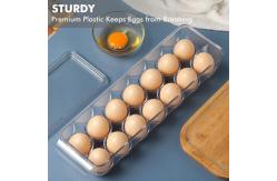 China Kitchen 14PCS Refrigerator Egg Container With Lid And Handle supplier