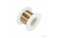 China High Purity 99.999% Ultra Fine 25μm/27μm Gold Coated Molybdenum Wire with High Temperature Resistance 450℃ for Microelectronics supplier