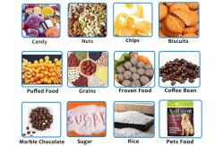 China Popcorn Potato Chips Nuts Packing Machine With Nitrogen supplier