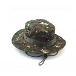 100% Cotton Fisherman Bucket Hat With Strings Plain Pattern Quick Dry