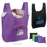 Reusable Grocery Foldable Shopping Bag 190T Polyester Washable for sale