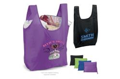 China Bulk Foldable Shopping Bag Recyclable Polyester Lightweight Tote supplier