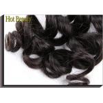 Hot Beauty Virgin Human Hair Extensions Big Curl Double Machine Weft Avoid Shedding