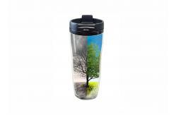 China PET Plastic 3D Lenticular Cups with Offset Printing For Promotion supplier
