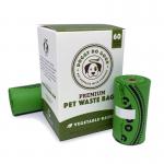 Leak Proof Compostable Dog Poop Bags , Biodegradable Pet Poop Bags for sale