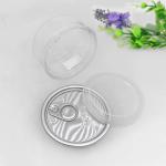 100ml 3g Clear Pet Jars Empty Mini Plastic Cans With Lid And Stickers for sale