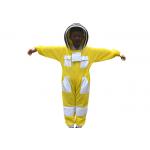 Children Yellow Color Three Layer Ventilated Beekeeping Protective Clothing Bee Suit for sale