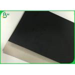 1.5mm 2mm Thick Black Colored Clay Grey Backing Paper Board Sheet For Packing for sale