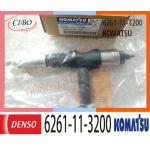 6261-11-3200 KOMATSU Fuel Injectors 095000-6140 PC800-8 Type Excavator D155AX-6 for sale