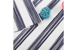 China Environmental Elastic Smooth And Soft Striped Knit Fabric 100kg For T-Shirt supplier