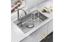 China 304 Stainless Steel Kitchen Sink Machine for Modern Kitchens with Large Capacity supplier