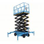 Vertical 3m Scissor Lift 300kg Movable Hydraulic Lift For Warehouse