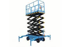 China Vertical 3m Scissor Lift 300kg Movable Hydraulic Lift For Warehouse supplier