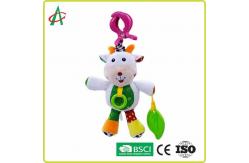 China Lion 15cm Baby Plush Rattle With Chewing Teethers supplier