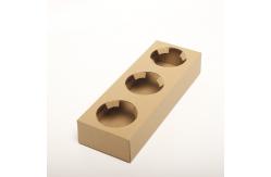 China Customized Printable Bakery Packaging Box Disposable Rectangle Paper Cup Pad supplier