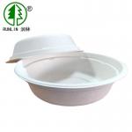Eco Hotel Durable Disposable Biodegradable Sugarcane Bagasse Bowls 16OZ for sale
