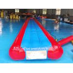 Commercial Grade PVC Tarpaulin Water Slide Accessory Inflatable Water Game Long Slide For Adults for sale