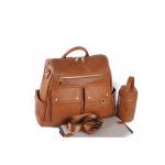 New Arrival Amazing design high quality Leather diaper bags for sale