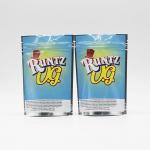 Plastic Print Aluminium Foil Stand Up Pouch Food Grade Weed Zipper Bag for sale
