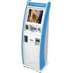 All In One Custom Bill Payment Kiosk ,Interactive Kiosk, ATM Machine With Bank Card Reader & Cash Dispensser for sale