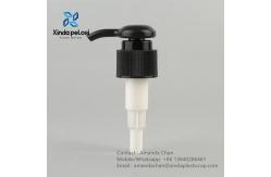 China Soap Dispenser Oil Pump Shampoo Pump Black White Plastic Lotion Pump With Clip supplier