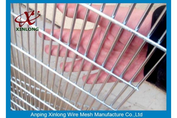 Anti Climbing 358 Metal Security Fence Panels Mesh Security Fencing RAL6005