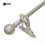 Metal Material 28MM Curtain Rods With Sigle Barcket For House Decor for sale