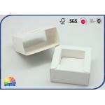 White Coated Paper Folding Cartons Custom Size Matte Lamination
