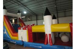 China Inflatable shuttle obstacle challenge inflatable rocket obstacle course inflatable Obstacle course training session supplier
