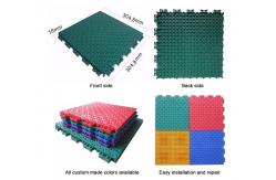 China 25cm Length Outdoor Sports Interlocking Tiles Elasticity PP Floating Floor supplier