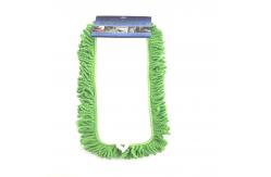 China Customized Blue Industrial Quickie Dry Mop 500gsm Tassel Mop Pad Heads supplier
