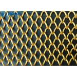 Aluminum Material Decorative Wire Mesh for Curtain Wall / Architectural Mesh for sale