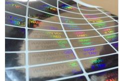 China 3D Round Hologram Stickers / Anti Counterfeit Sticker With Running Numbers supplier