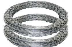 China Galvanized 450mm 18inch Chain Link Razor Barbed Wire Spiral supplier