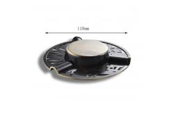 China Customized Rohs 118mm Round Metal Ashtray / Portable Cigarette Ashtray supplier