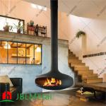 Hanging Ceiling Suspended Fireplace Wall Mount Metal Fireplace for sale
