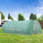 Polytunnel Walk In Greenhouse UV Protective With Polythene Cover for sale